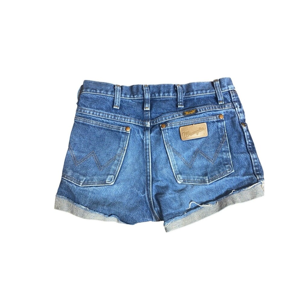 Vintage Wrangler Denim Shorts Reworked Cut Offs 29x32